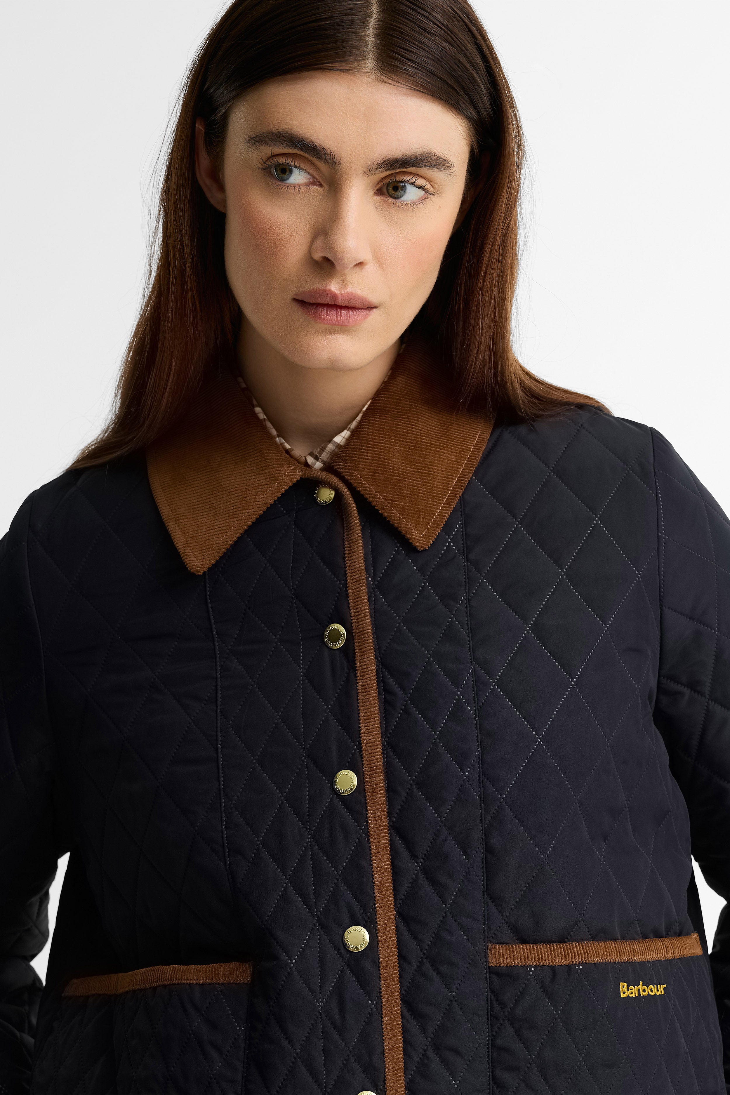 Barbour Ainsdale Quilted Jacket - Dark Navy/Ancient