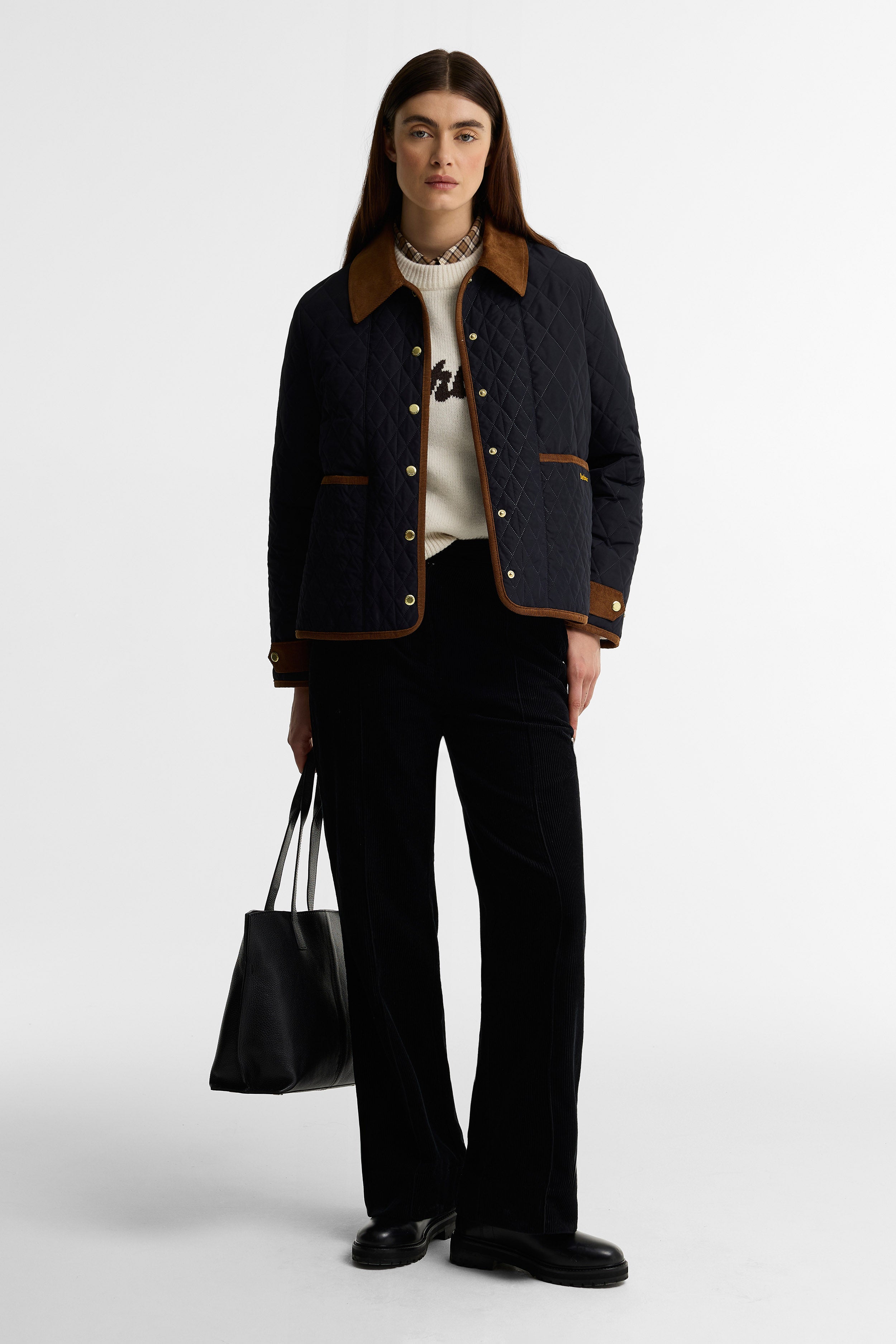 Barbour Ainsdale Quilted Jacket - Dark Navy/Ancient