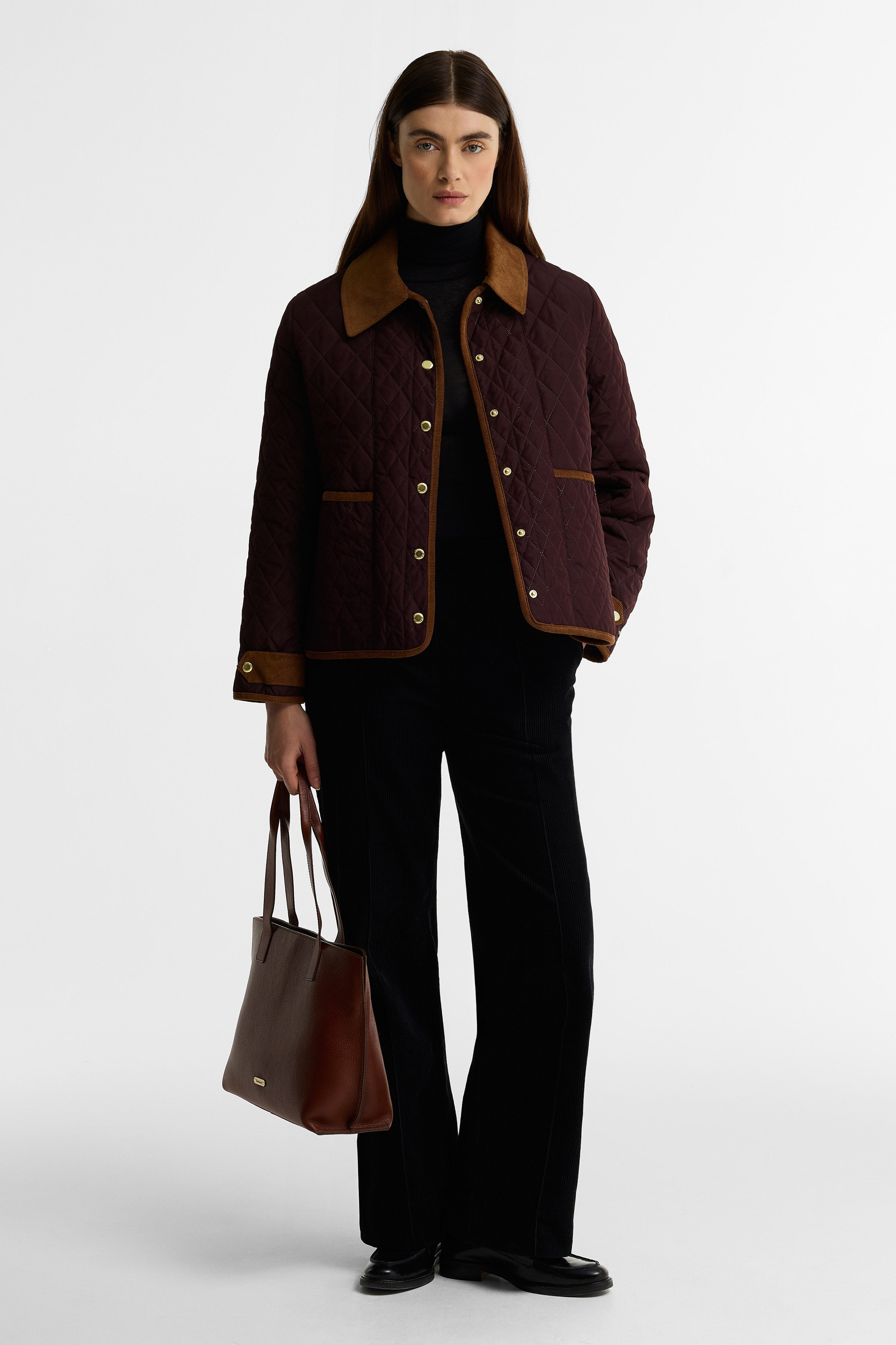 Barbour Ainsdale Quilted Jacket - Fig/Muted