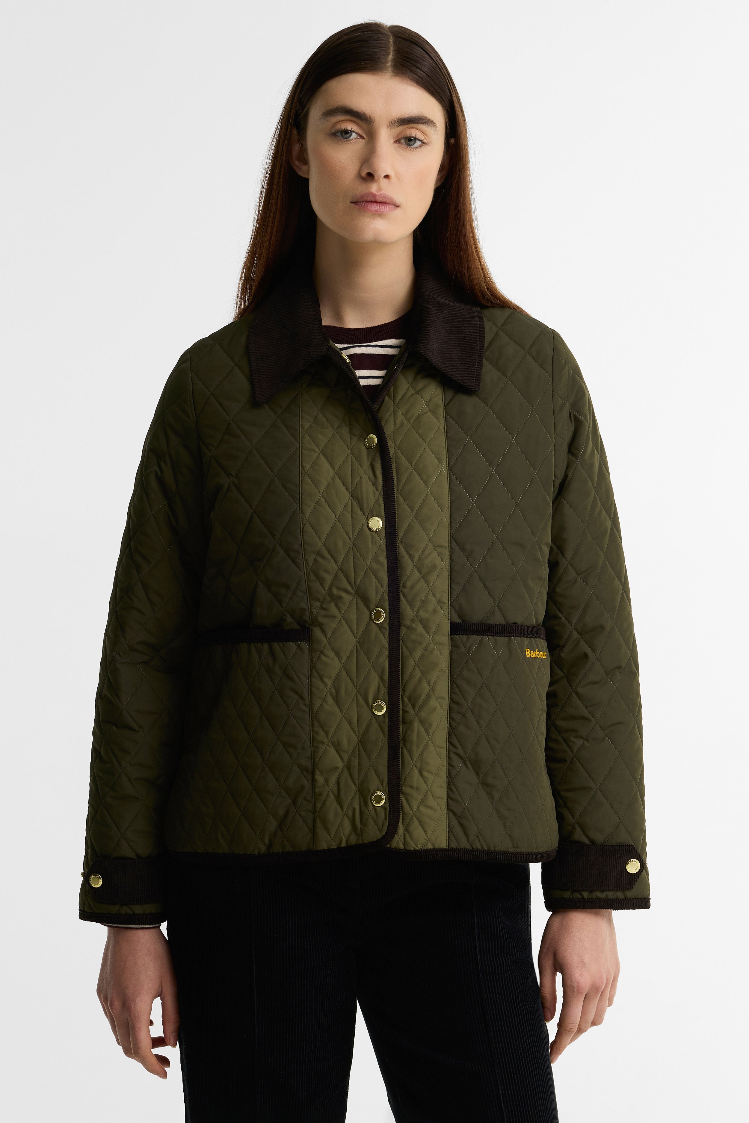 Barbour Ainsdale Quilted Jacket - Olive/Fern/Shadow Classic