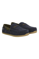 Barbour Albert Slipper - Navy Suede