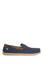 Barbour Albert Slipper - Navy Suede