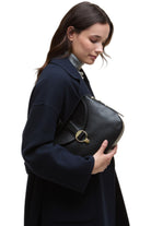 Barbour Alder Leather Sling Bag - Black LBA0493_BK11_OS