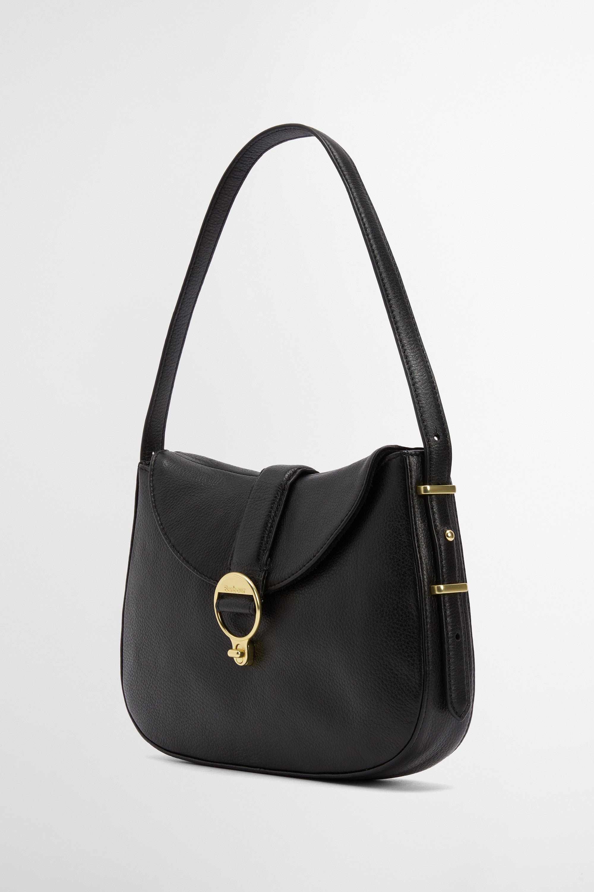 Barbour Alder Leather Sling Bag - Black LBA0493_BK11_OS