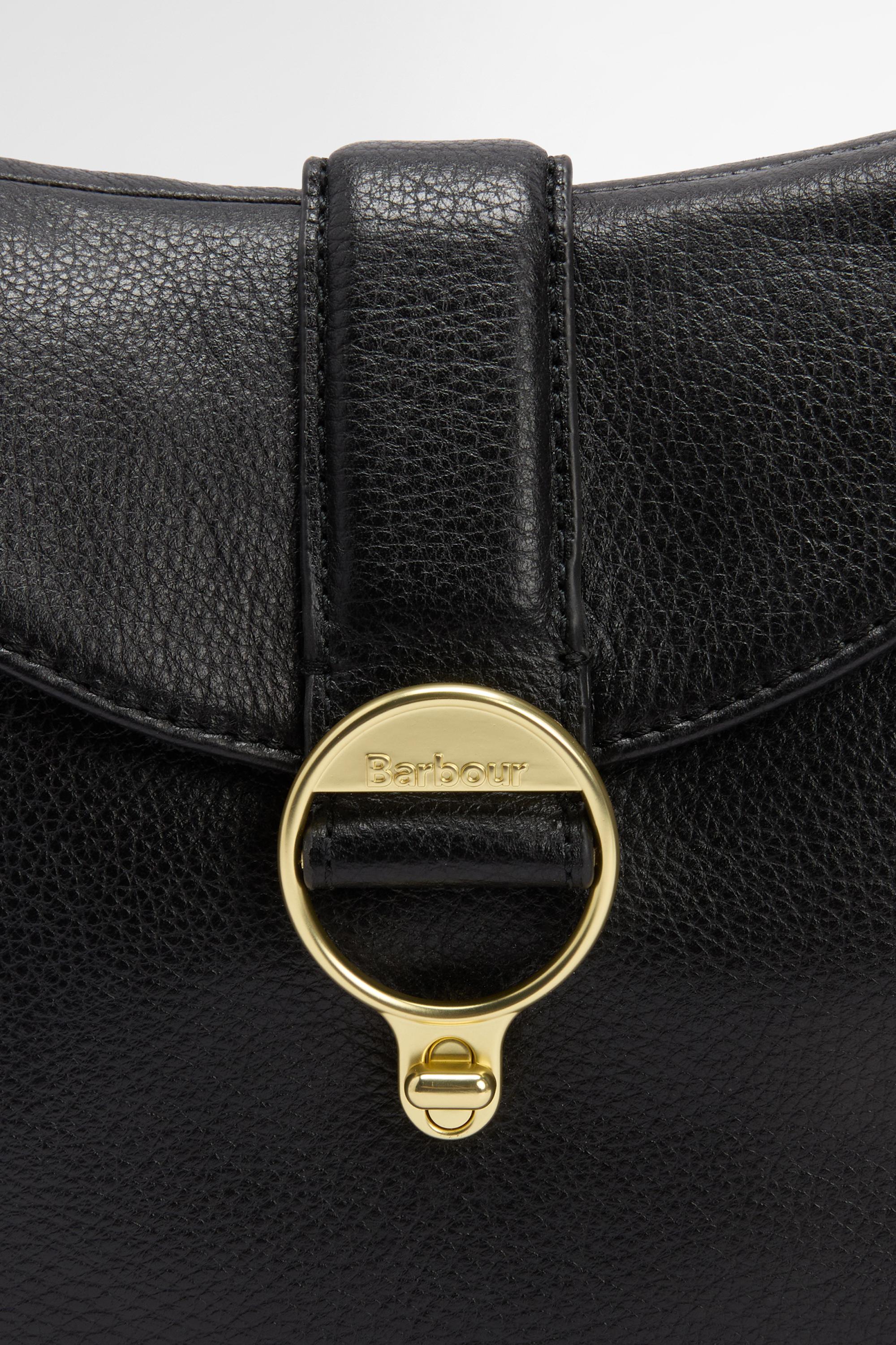 Barbour Alder Leather Sling Bag - Black LBA0493_BK11_OS