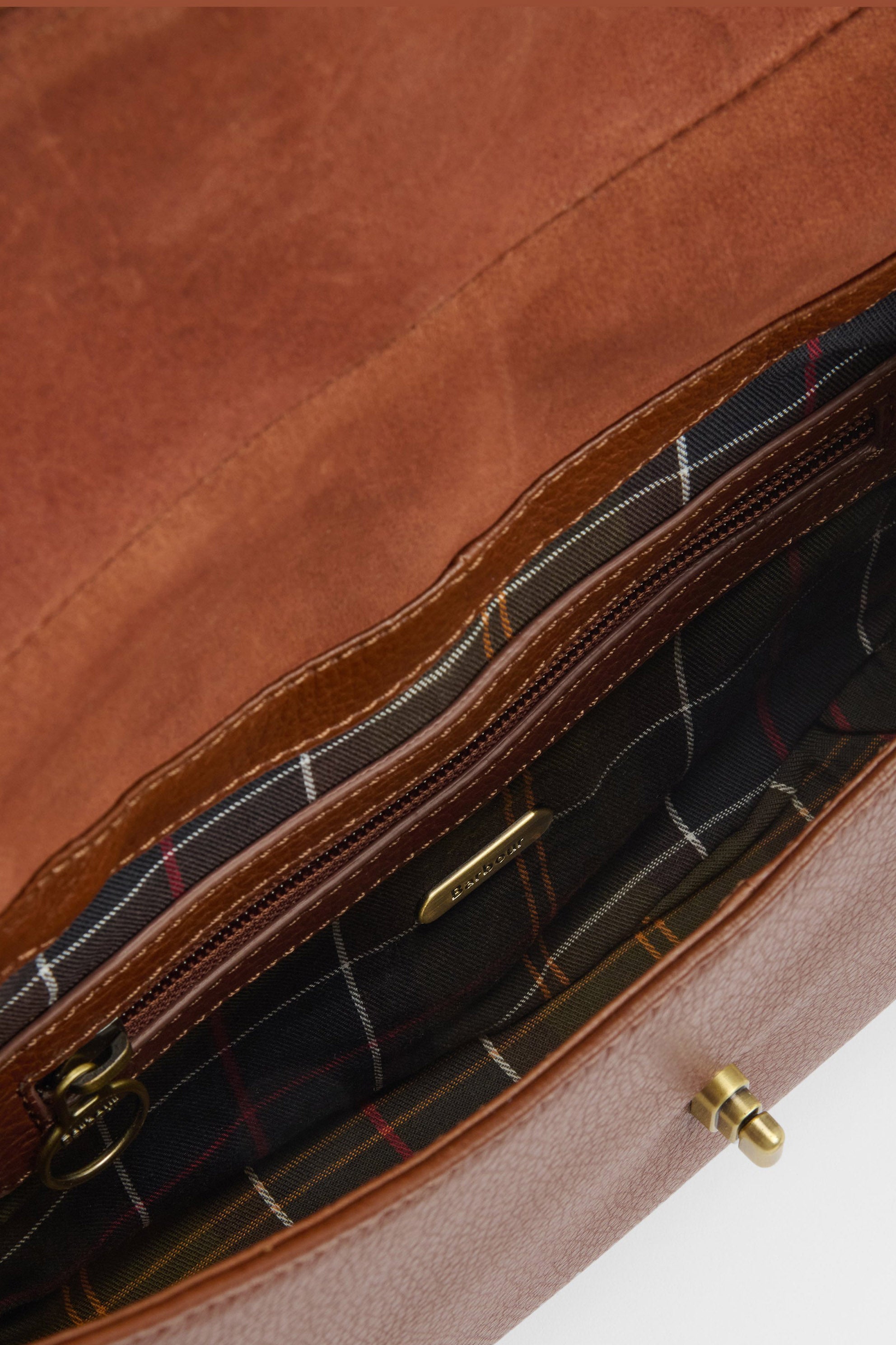 Barbour Alder Leather Sling Bag - Brown LBA0493_BR11_OS