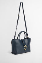 Barbour Alder Mini Leather Bag - Navy LBA0547_NY71_OS
