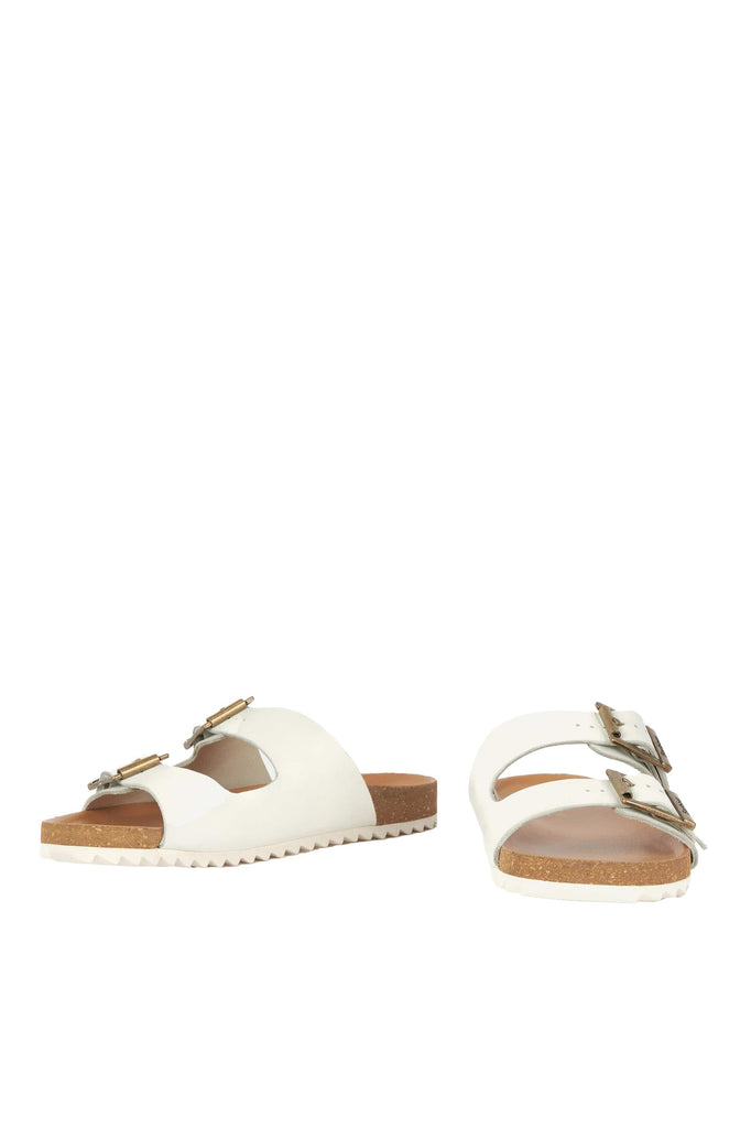 Barbour Allegra Two Strap Sandals - White