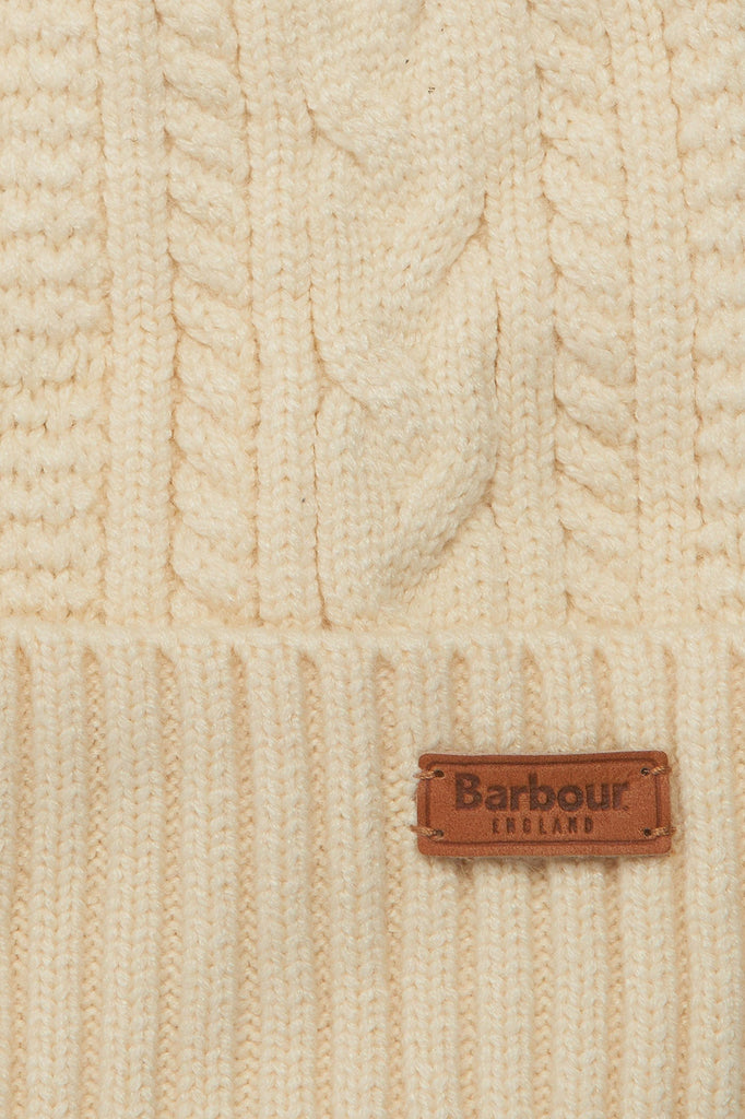 Barbour Alnwick Beanie - Cream LHA0454_CR11_OS