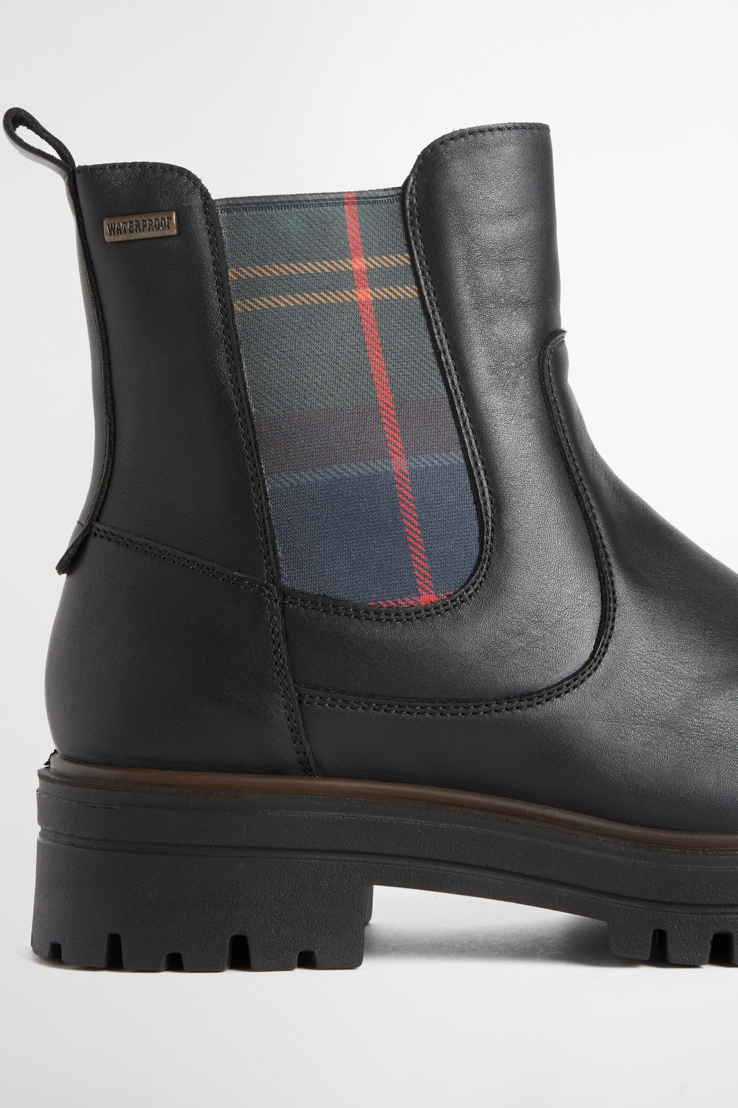 Barbour Amberley Waterproof Chelsea Boot - Black Leather