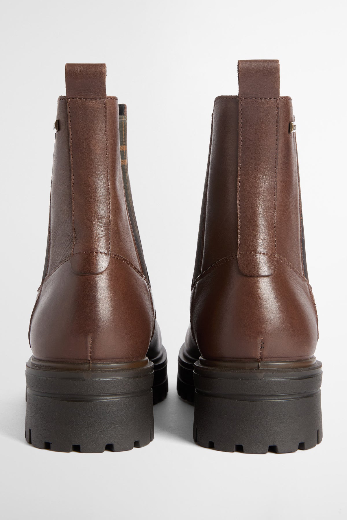 Barbour Amberley Waterproof Chelsea Boot - Dark Tan Leather