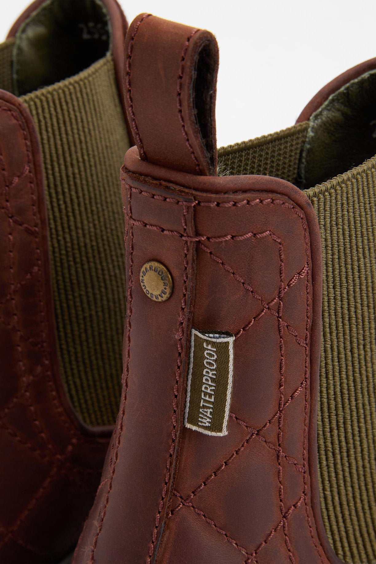 Barbour Amble Chelsea Boots - Mahogony/Choc Nubuck