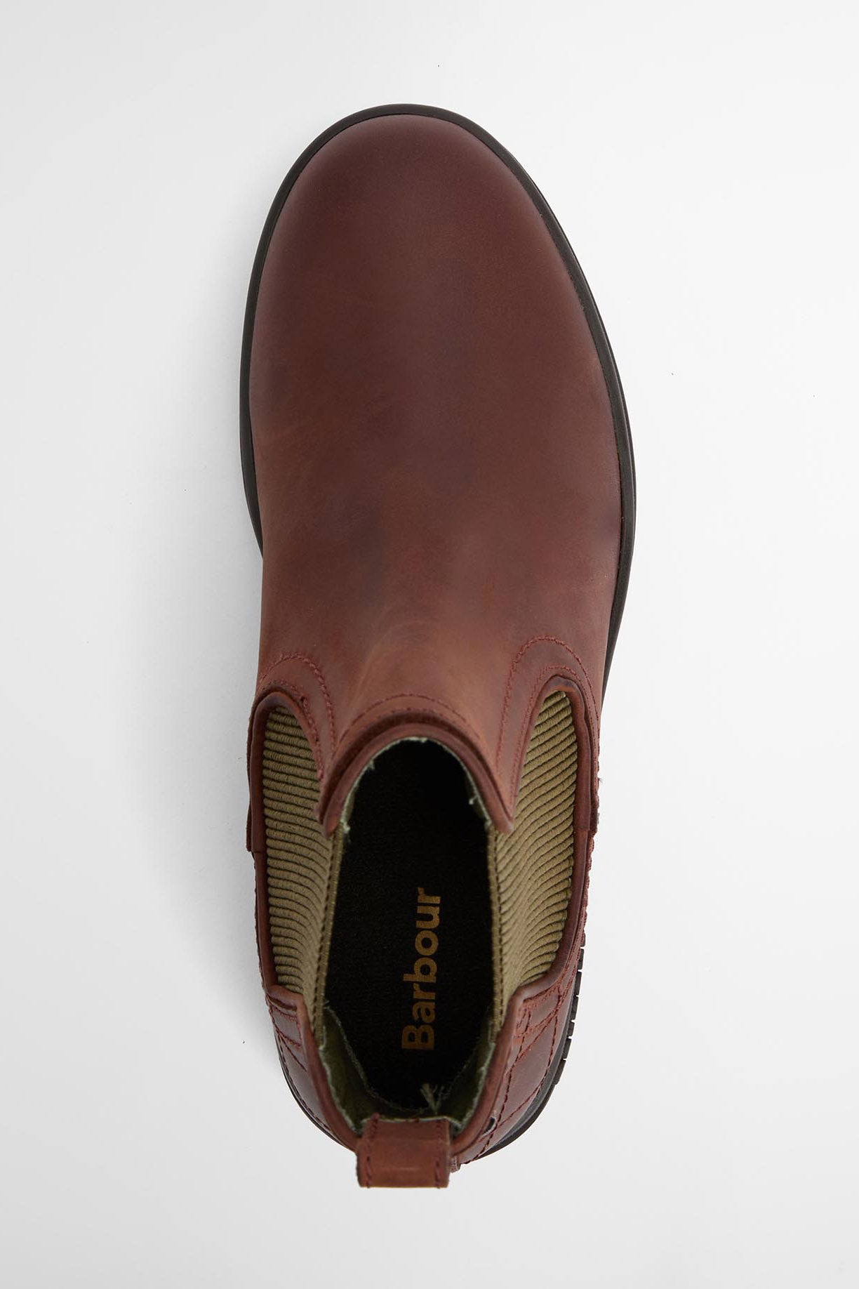 Barbour Amble Chelsea Boots - Mahogony/Choc Nubuck