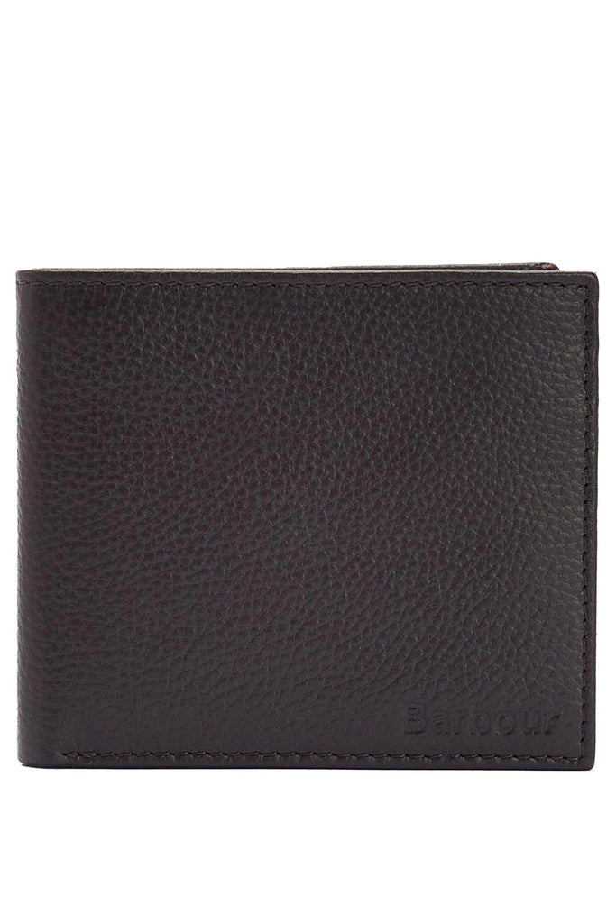 Barbour Amble Leather Billfold Wallet - Dark Brown MLG0007_BR71_OS