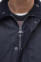 Barbour Ambleside Waxed Jacket - Navy