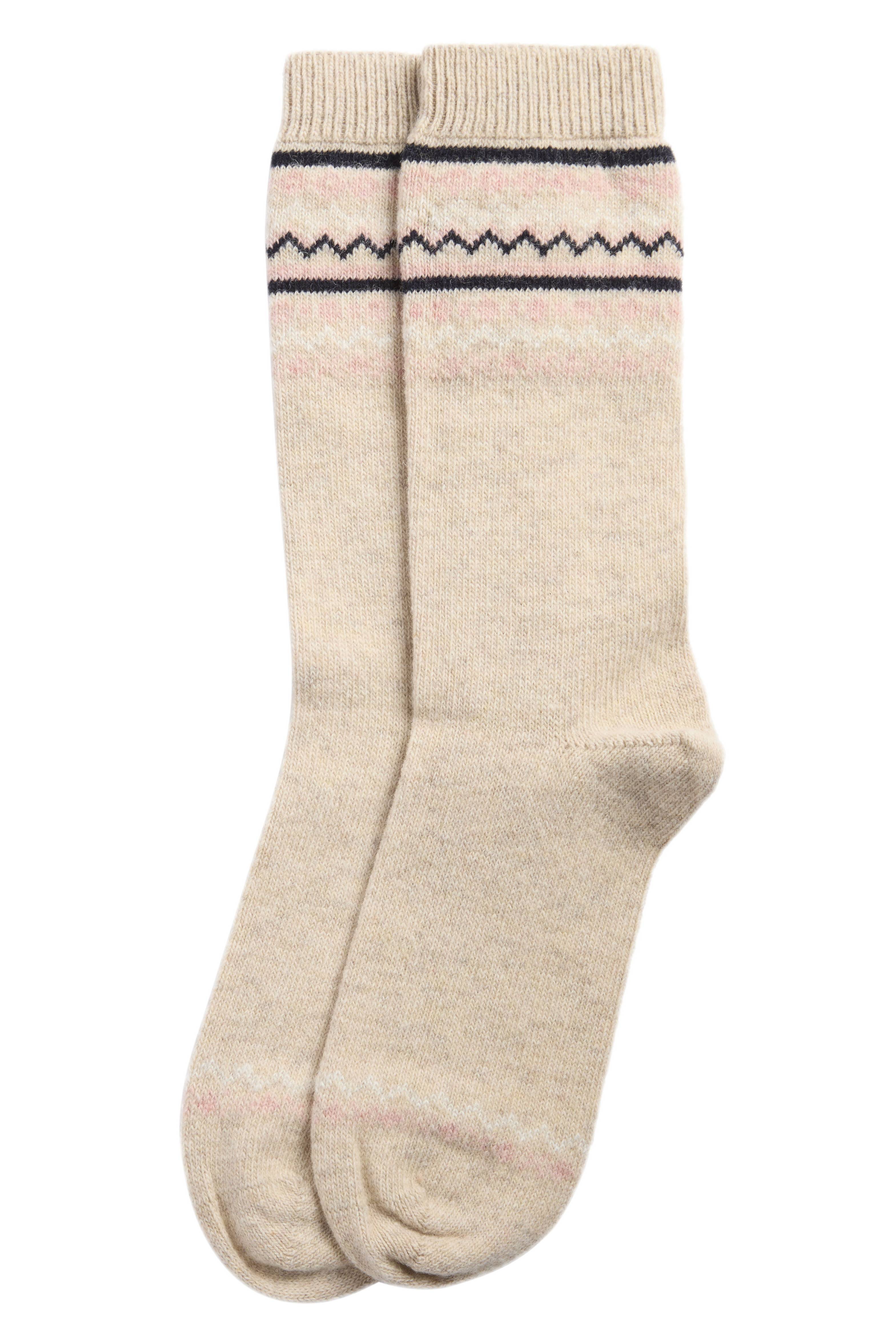 Barbour Anaise Fair Isle Socks - Birch