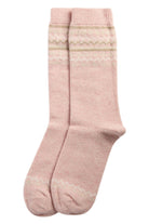 Barbour Anaise Fair Isle Socks - Pink