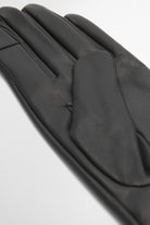 Barbour Arlene Leather Gloves - Black/Classic