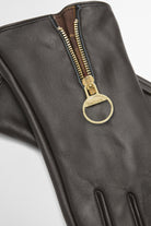 Barbour Arlene Leather Gloves - Brown/Muted