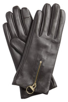 Barbour Arlene Leather Gloves - Brown/Muted