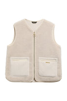 Barbour Bainford Fleece Gilet - Ecru