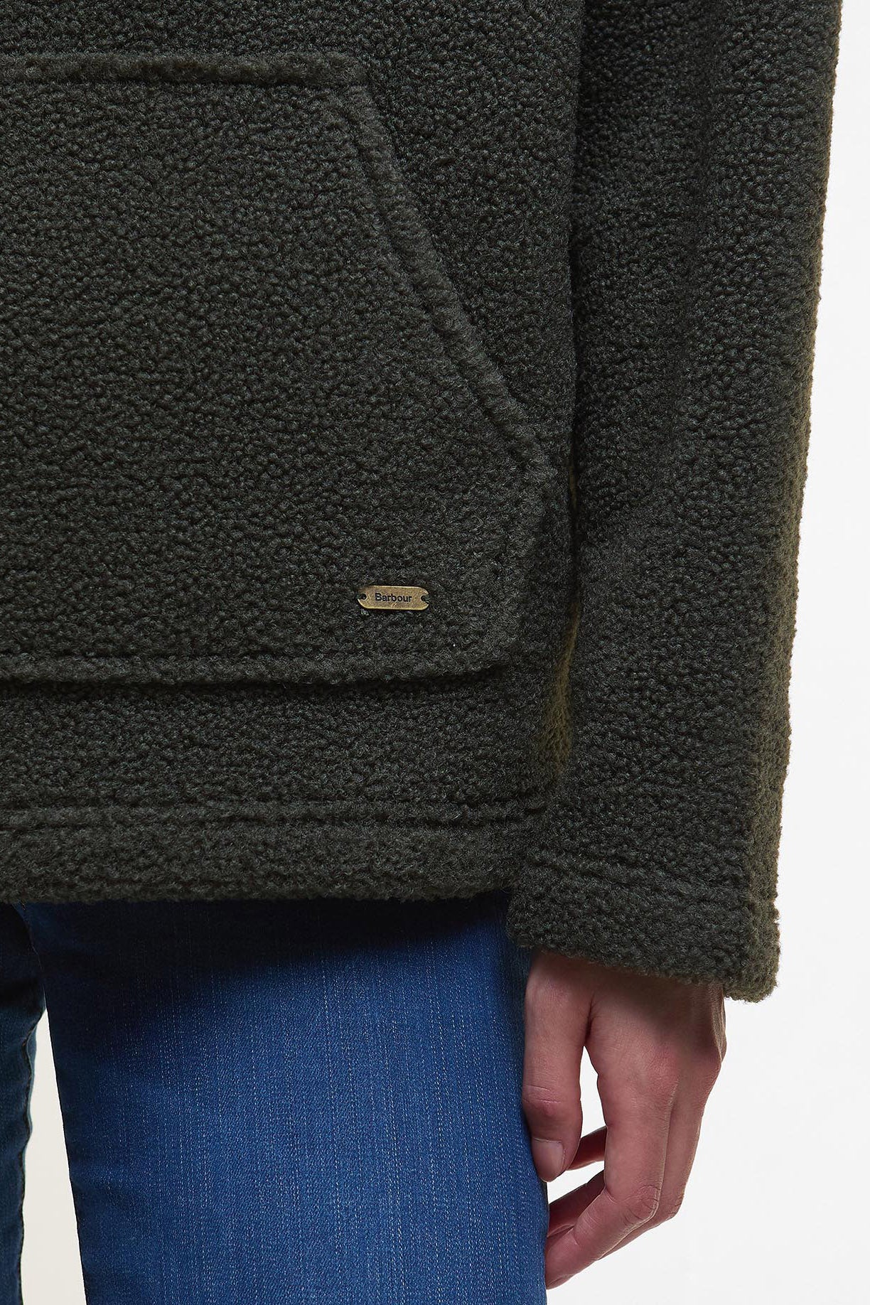 Barbour Bamburgh Half-Zip Fleece - Olive