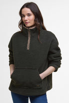 Barbour Bamburgh Half-Zip Fleece - Olive