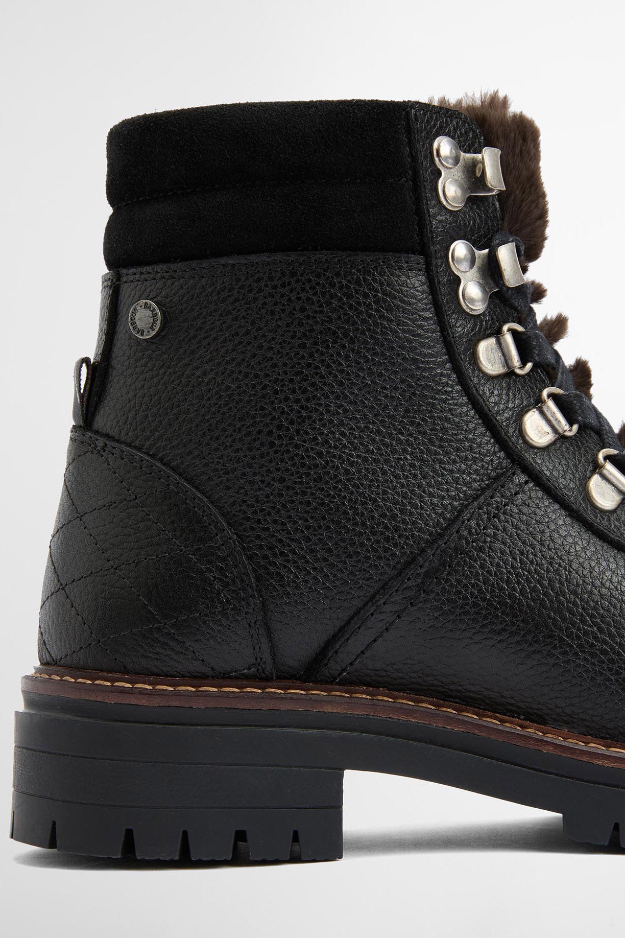 Barbour Bamburgh Hiker Boots - Black