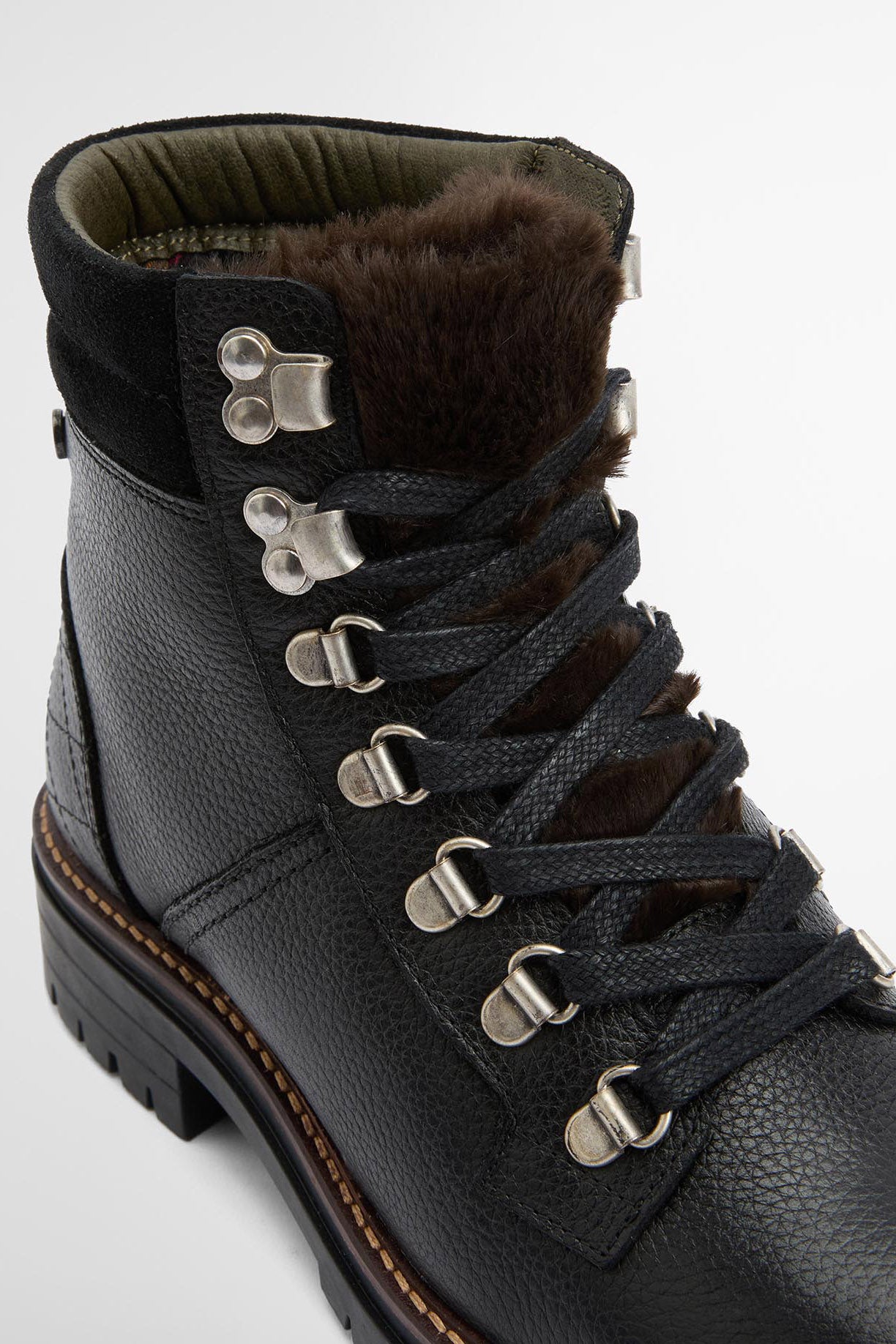 Barbour Bamburgh Hiker Boots - Black