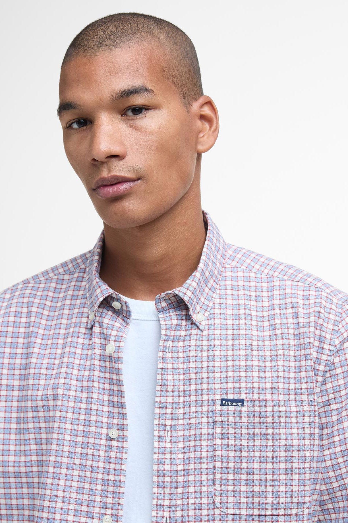 Barbour Banner Tailored Long Sleeve Shirt - Red