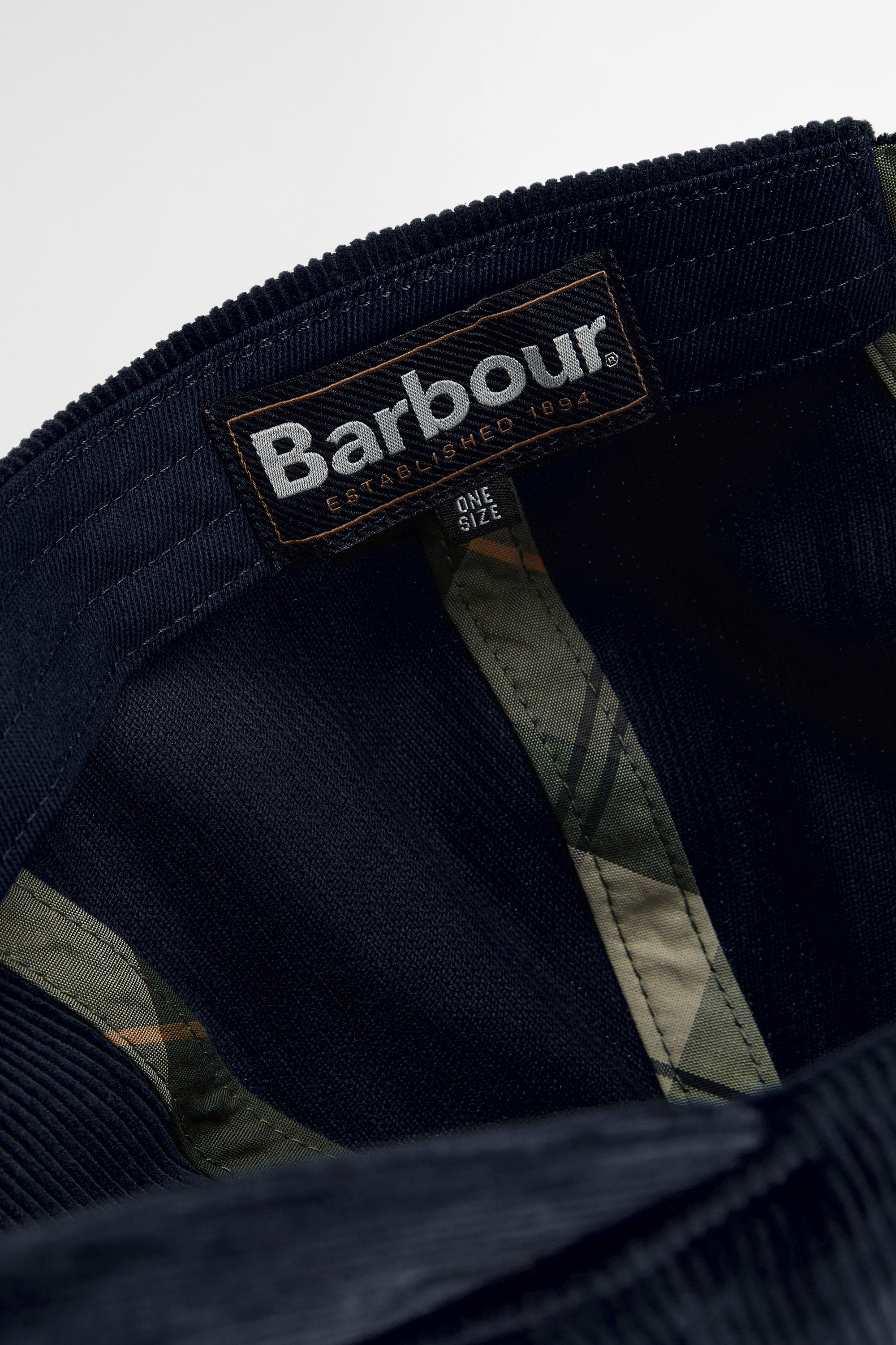 Barbour Bayfield Cord Cap - Navy MHA0932_NY71_OS