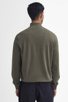Barbour Beckhill Half Zip Sweatshirt - Mid Olive