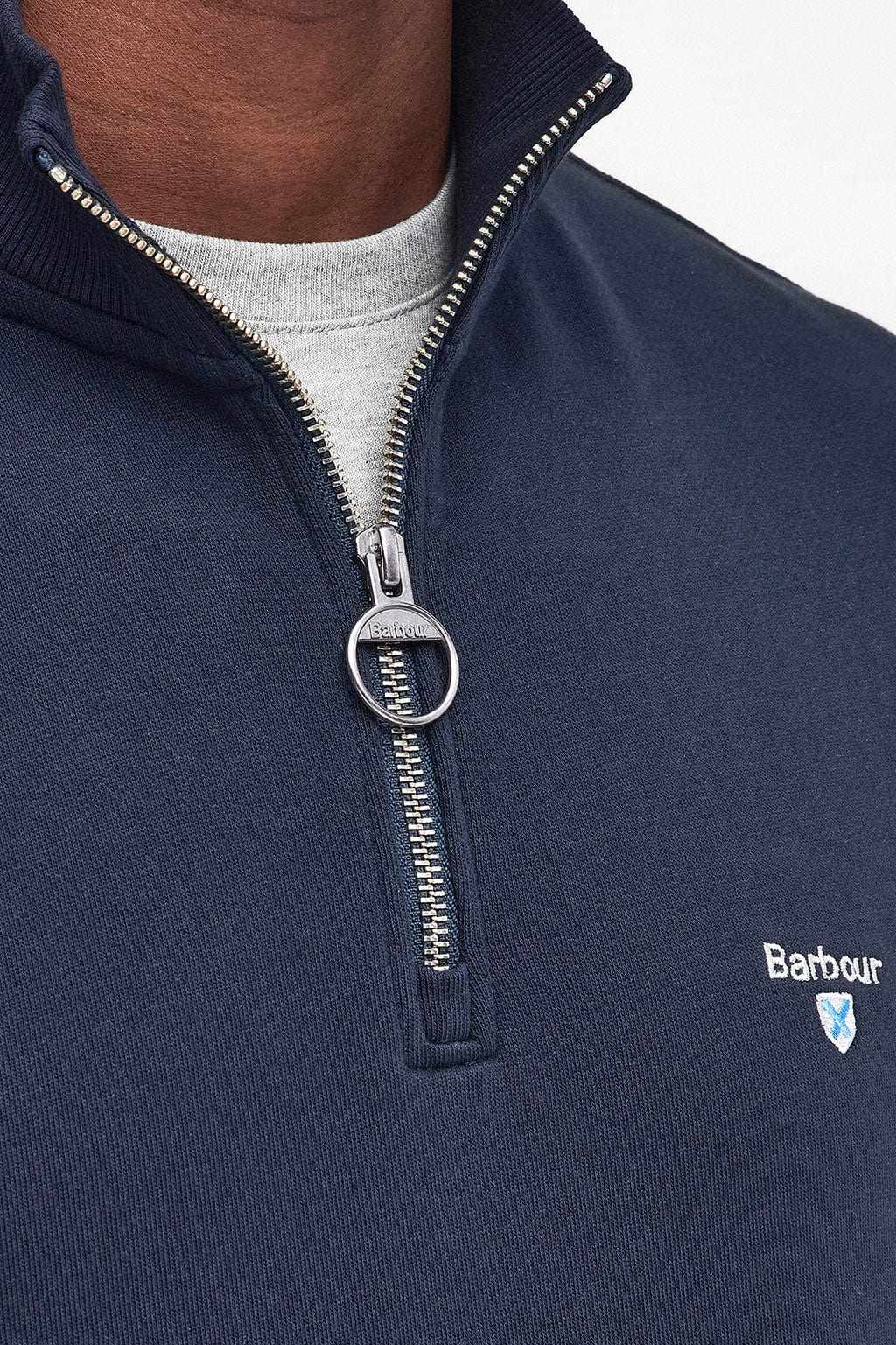 Barbour Beckhill Half Zip Sweatshirt - Navy