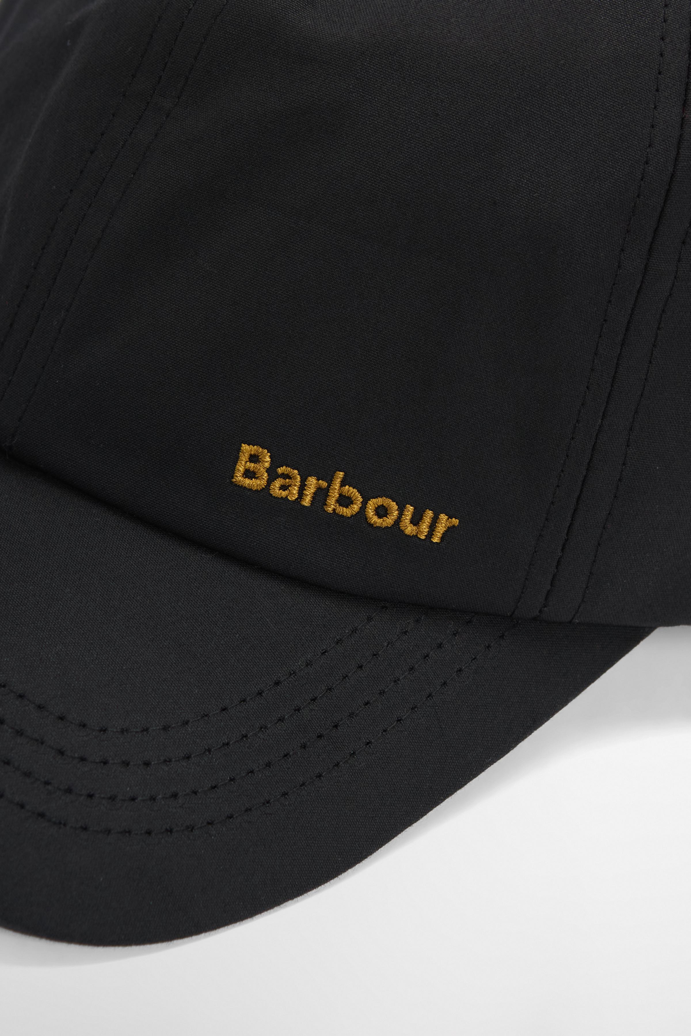 Barbour Belsay Wax Cap - Black/Cardinal LHA0477_BK11_OS