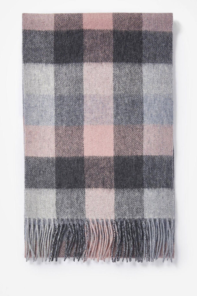 Barbour Birch Check Scarf - Pearl Grey LSC0436_GY11_OS
