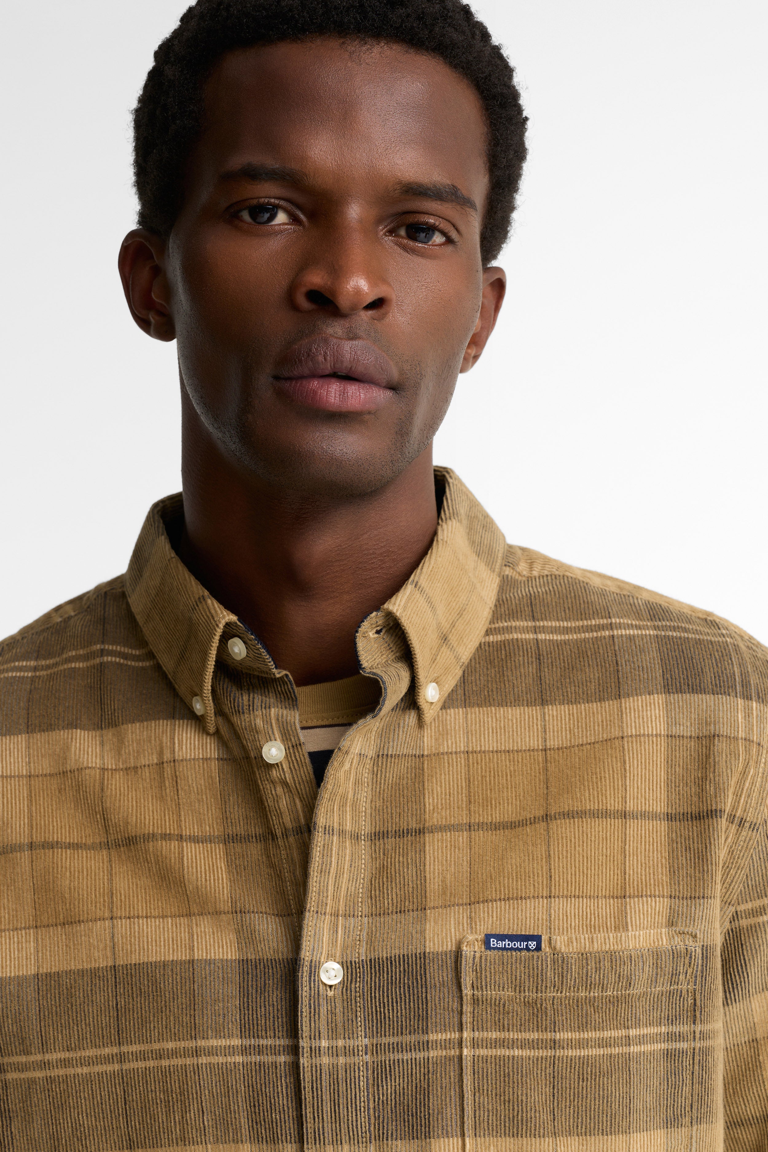 Barbour Blair Tailored Tartan Cord Shirt - Birchwood Dress