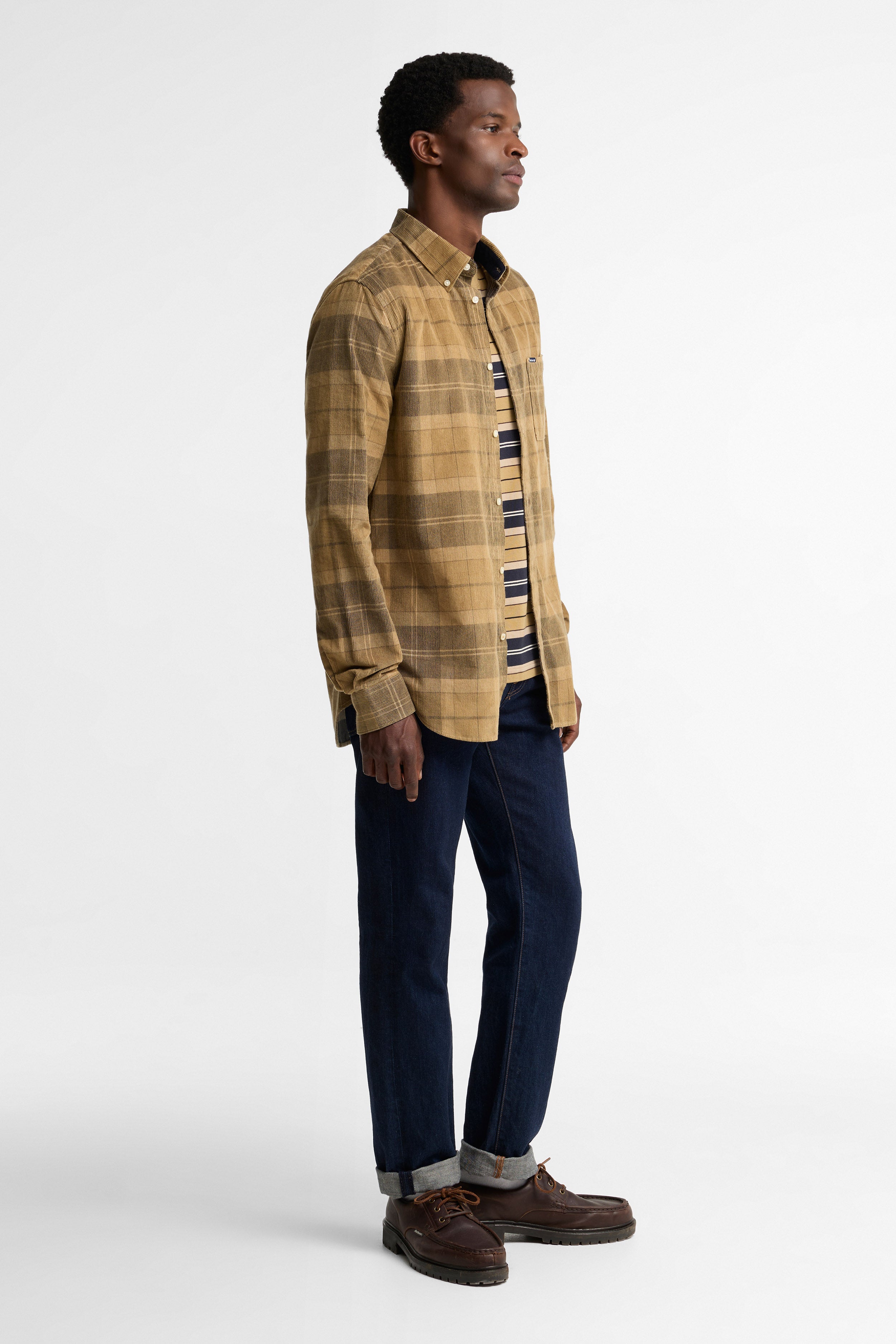 Barbour Blair Tailored Tartan Cord Shirt - Birchwood Dress