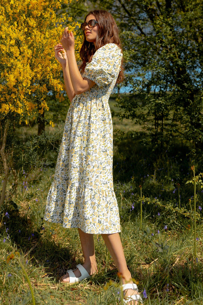 Barbour Bloomfield Dress - Multi Sunflower