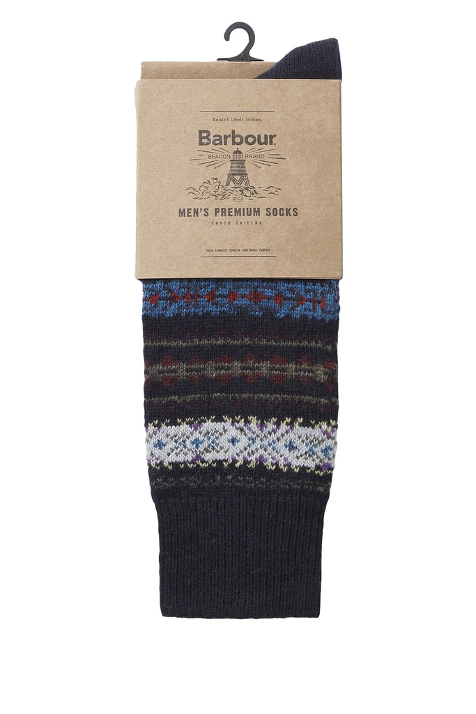 Barbour Boyd Socks - Navy Mix MSO0062_NY51_L
