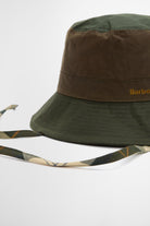 Barbour Brackley Waxed Bucket Hat - Fern/Beech