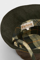 Barbour Brackley Waxed Bucket Hat - Fern/Beech