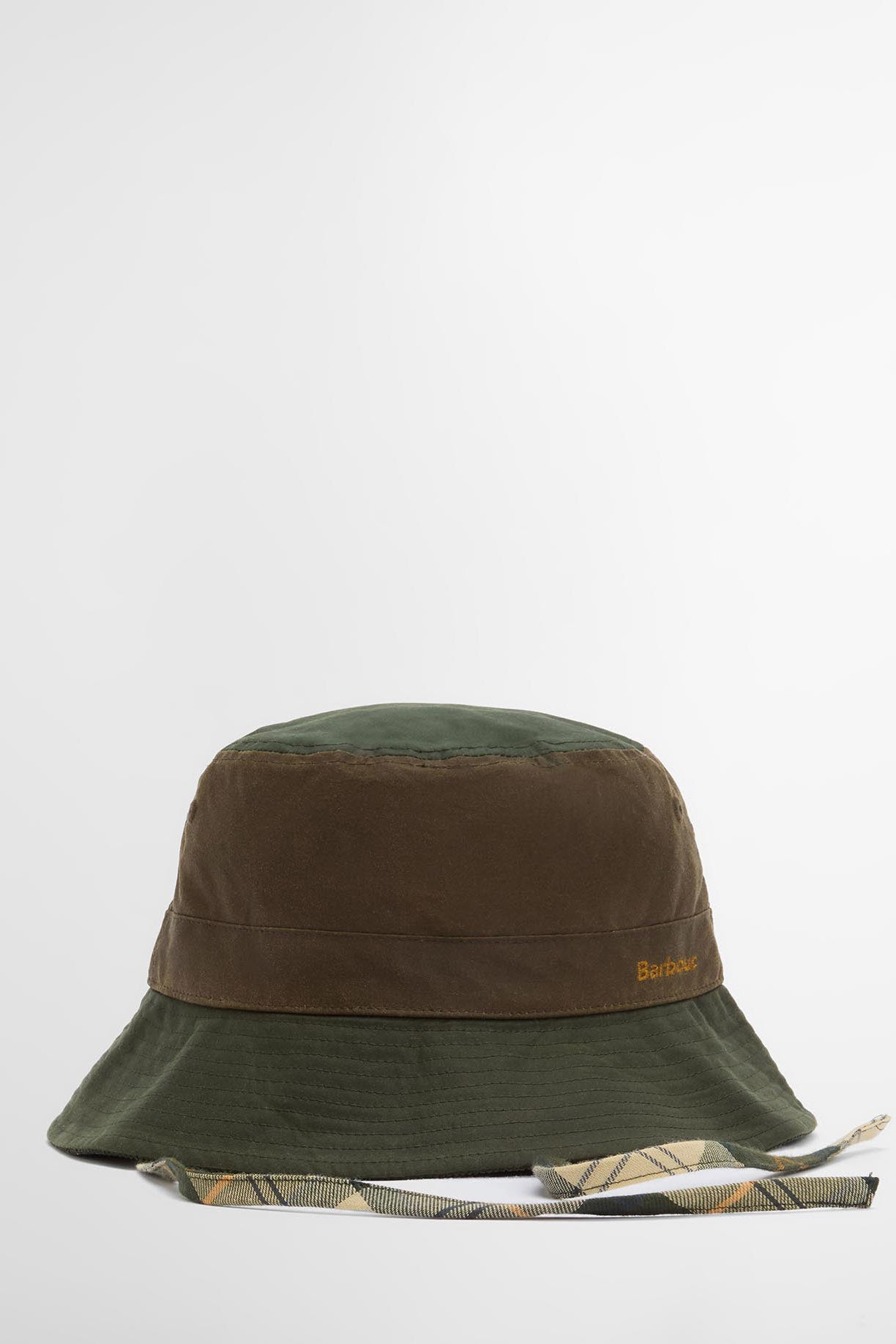 Barbour Brackley Waxed Bucket Hat - Fern/Beech