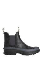 Barbour Breacon Ankle Wellington Boot - Black/Dark Grey