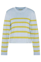 Barbour Bronya Stripe Knit Jumper - Breeze Blue