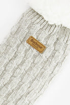 Barbour Cabin Knit Lounge Socks - Light Grey Marl LAC0297_GY31_OS