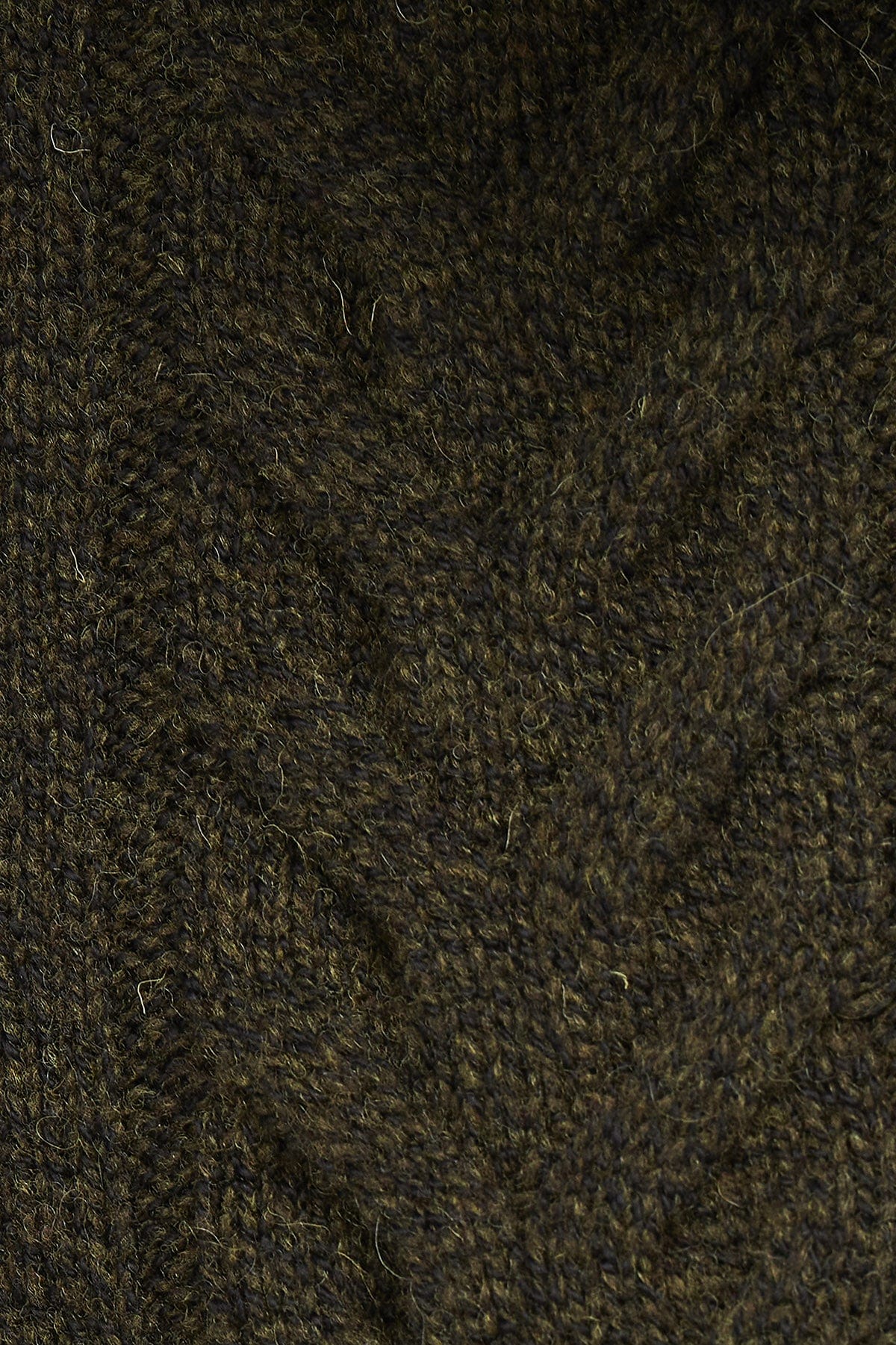 Barbour Cable Knit Crew Neck Jumper - Olive Marl