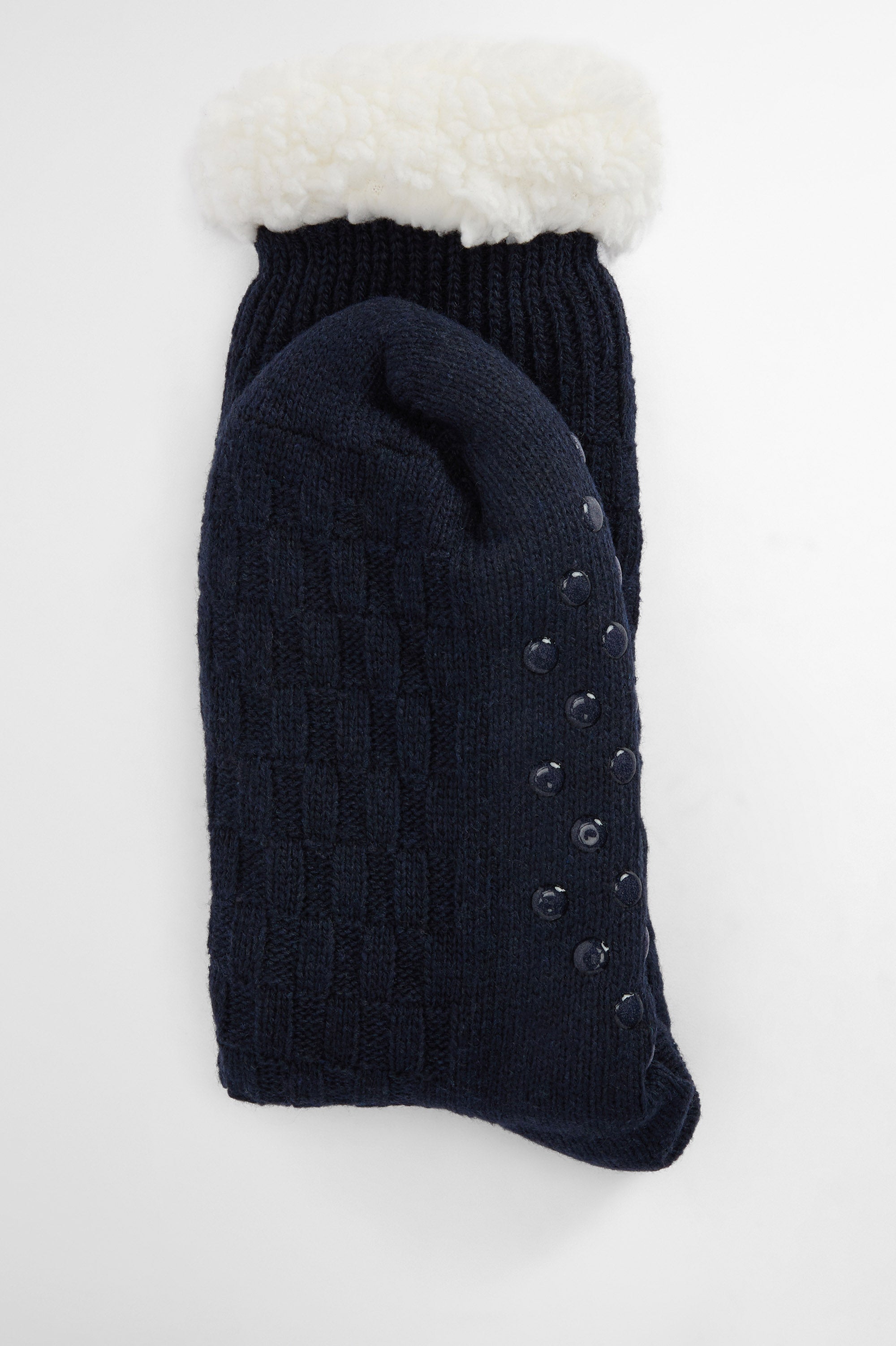 Barbour Cable Knit Lounge Socks - Navy LAC0297_NY71_OS