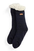 Barbour Cable Knit Lounge Socks - Navy LAC0297_NY71_OS