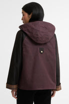 Barbour Carville Wax Jacket - Rustic/Bordeaux/Muted