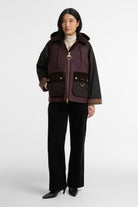 Barbour Carville Wax Jacket - Rustic/Bordeaux/Muted